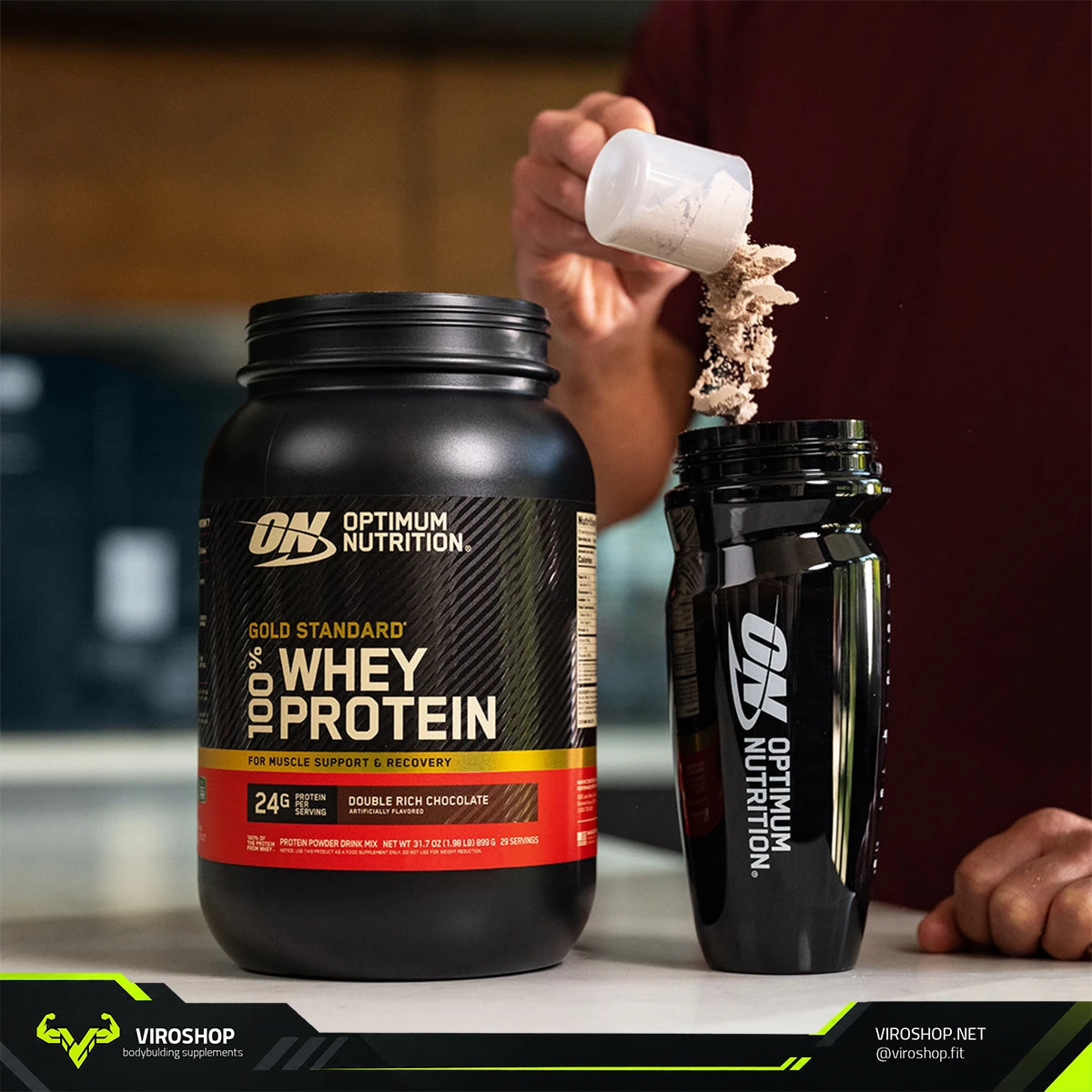 مکمل پروتئین وی optimum nutrition